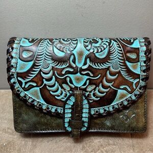PATRICIA NASH tooled leather crossbody